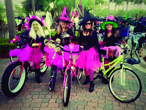 pink witch bike