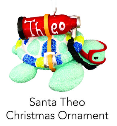 Scuba Theo Christmas Ornament