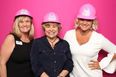 Hard Hat And High Heels Event Chair, Tami Groth, Guest Speaker Nikki Nickerson And Hfhwc Executive Director, Teresa Imdieke