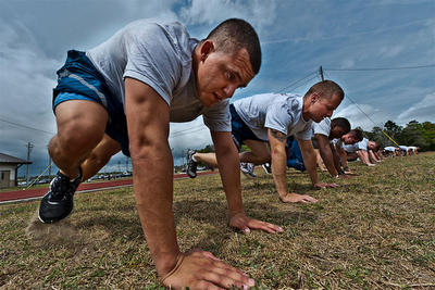 Air Force Basic Military Training Fitness Test Image