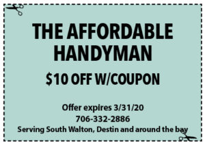 Sowal March 2020 Coupons Affordable Handyman