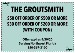 Sowal April 2020 Coupons Groutsmith