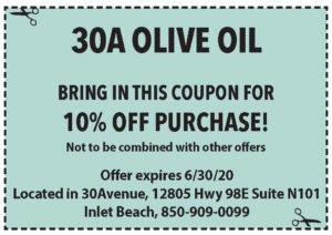 Coupons Sowal June 2020 30a Olive Oil