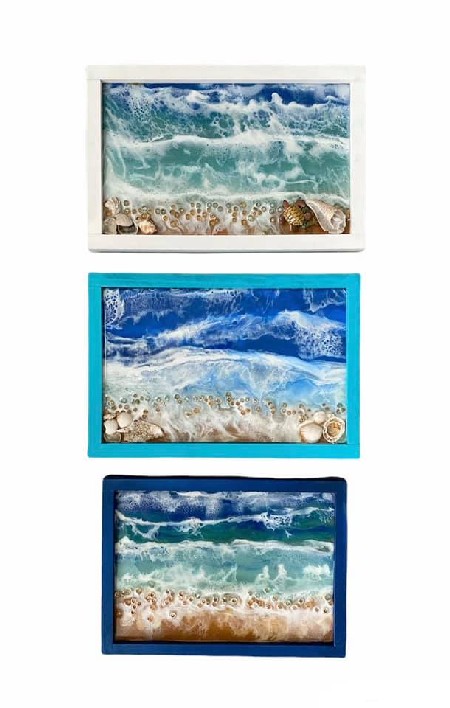 Maggie Kalina Beach Scenes Resin