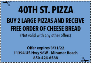 Sowal Life Coupons 2022 March 40th St Pizza