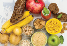 Assortment Of Products Rich Of Carbohydrates