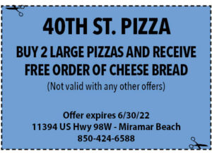 Sowal Life 2022 June Coupons 40th St Pizza